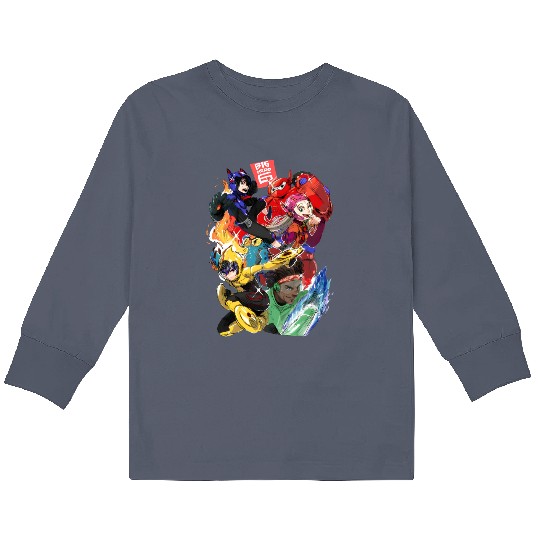 Disney Baymax Kids Long Sleeve T Shirts, Big Hero 6 Kids Long Sleeve T Shirts, Super Hero Kids Long Sleeve T Shirts