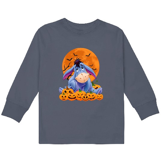Disney Eeyore Halloween Kids Long Sleeve T Shirts, Cartoon Kids Long Sleeve T Shirts, Cute Kids Long Sleeve T Shirts, Gift For Family