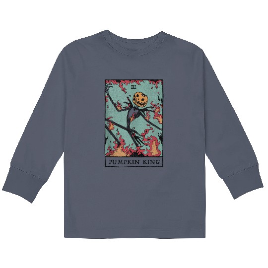 Discover Disney The Nightmare Before Christmas Pumpkin Ki Kids Long Sleeve T-Shirts