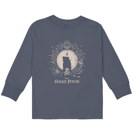 Discover Disney Hocus Pocus Black Flame Kids Long Sleeve T-Shirts