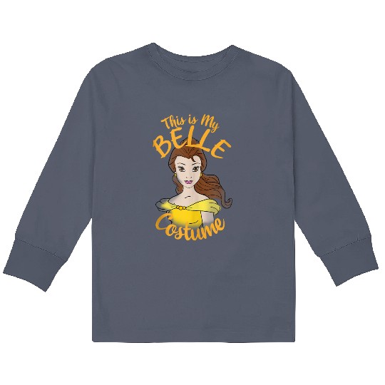 Disney Beauty And The Beast Belle My Costume Hal Kids Long Sleeve T-Shirts