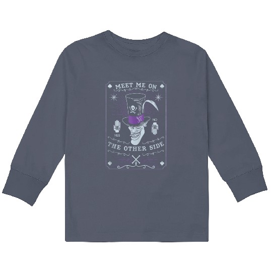 Discover Disney Villains Dr Facilier Meet Me On The Other Kids Long Sleeve T-Shirts
