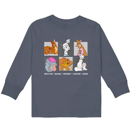 Discover Disney Characters Neutral Mothers Day 7514 Kids Long Sleeve T-Shirts