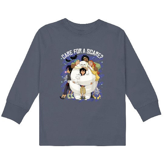 Disney Big Hero 6 Baymax Care For Scare Hallowee Kids Long Sleeve T-Shirts