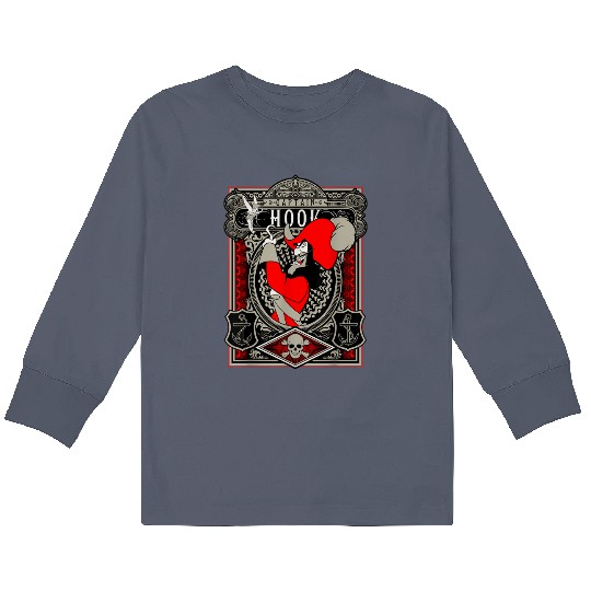 Discover Disney Peter Pan Captain Hook Poster Kids Long Sleeve T-Shirts