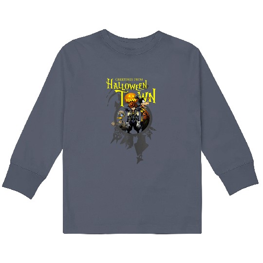 Discover Disney Kingdom Hearts Greetings From Halloween T Kids Long Sleeve T-Shirts