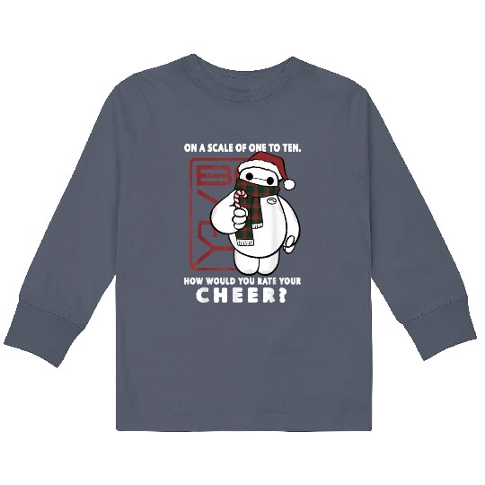 Disney Big Hero Baymax How Would You Rate Your C Kids Long Sleeve T-Shirts