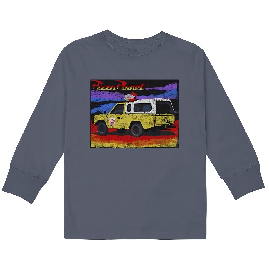 Disney Pixar Toy Story Pizza Planet Truck Distressed Kids Long Sleeve T Shirts,