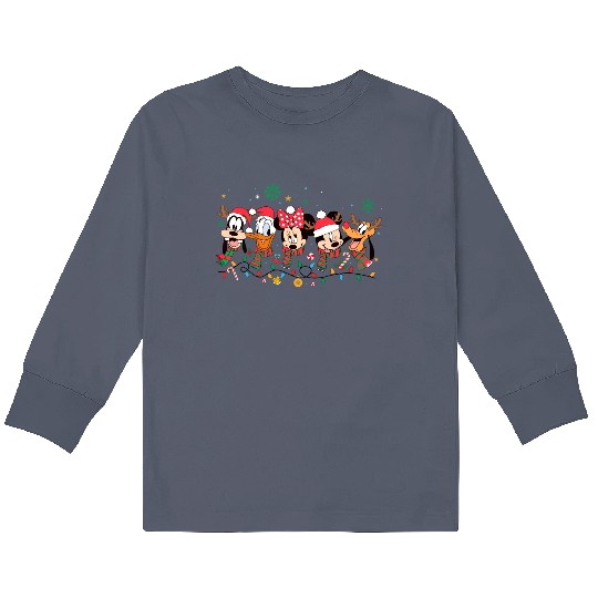 Disneyland Christmas Kids Long Sleeve T Shirts