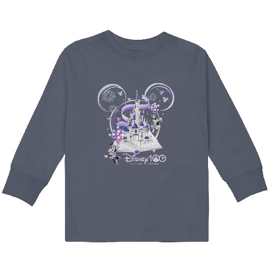 100 Years Mickey Kids Long Sleeve T Shirts, Disney 100 Years Of Wonder Kids Long Sleeve T Shirts, 100th Disney Anniversary Kids Long Sleeve T Shirts
