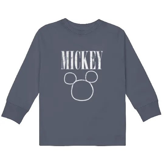Mickey Nirvana Kids Long Sleeve T Shirts | Disneyworld Kids Long Sleeve T Shirts