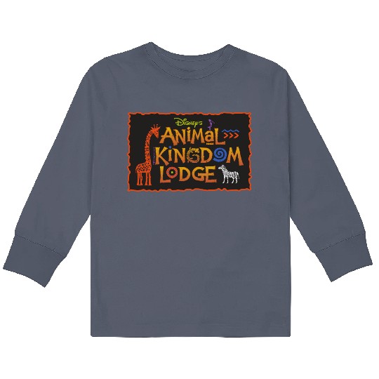 animal kingdom lodge disneys group Kids Long Sleeve T-Shirts