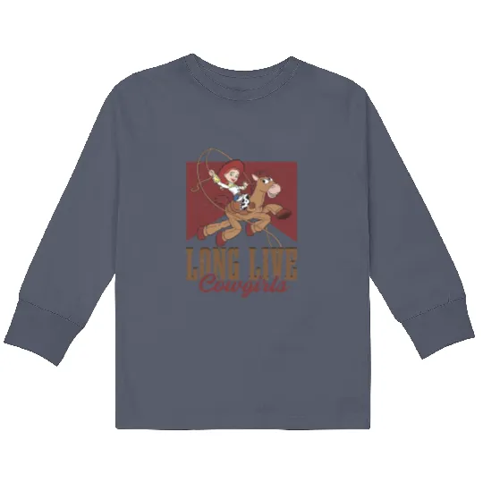Retro Jessie Kids Long Sleeve T Shirts, Disney Pixar Toy Story Jessie Long Live