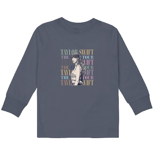 Discover ,  ch , Eras Tour, Fan, Vintage (1) Kids Long Sleeve T-Shirts