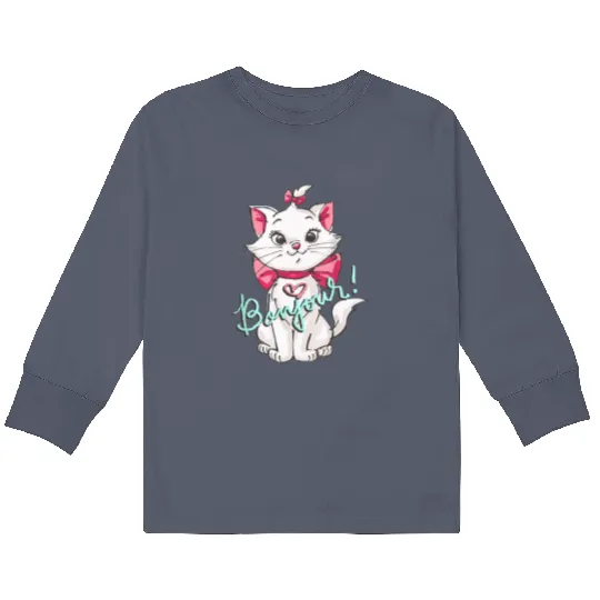 Lovely Cat - The Aristocats Kids Long Sleeve T Shirts, Aristocats Kids Long Sleeve T Shirts, Disneyland Kids Long Sleeve T Shirts