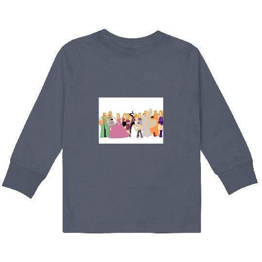 TaylorSwift Eras Tour Outfits Kids Long Sleeve T-Shirts