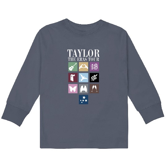 TS Eras Tour - taylorswift tour Kids Long Sleeve T-Shirts