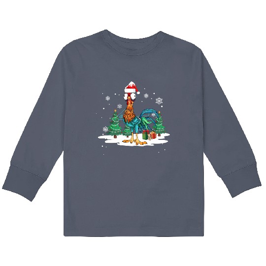 Hei Hei Moana Disney Christmas Kids Long Sleeve T Shirts, Funny Christmas Kids Long Sleeve T Shirts