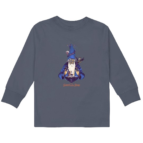 Disney The Sword In The Stone Comic Poster Retro Kids Long Sleeve T Shirts, Magic Kingdom Trip Kids Long Sleeve T Shirts,