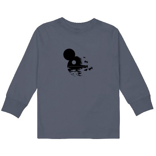 Discover Mickey Death Star Kids Long Sleeve T Shirts, Matching Disney