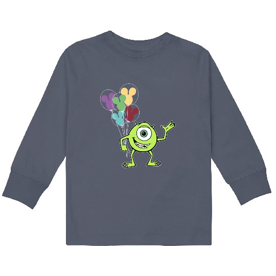 Disney Monsters Inc Kids Long Sleeve T Shirts, Mike Wazowski Kids Long Sleeve T Shirts, Monsters University Kids Long Sleeve T Shirts