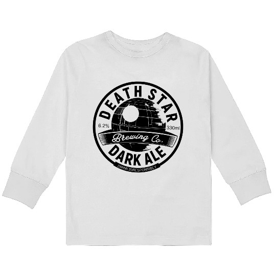 Death Star Pale Ale Star Wars Kids Long Sleeve T Shirts, Disney Galaxys Edge Kids Long Sleeve T Shirts, Disney Trip Kids Long Sleeve T Shirts