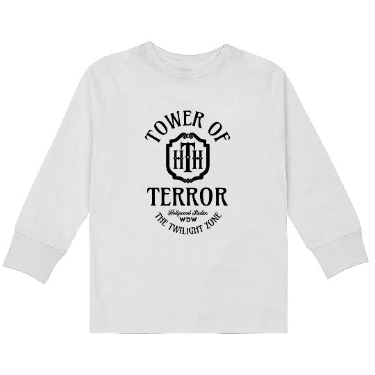 Tower of Terror - Hollywood Studios - Disney World Kids Long Sleeve T Shirts