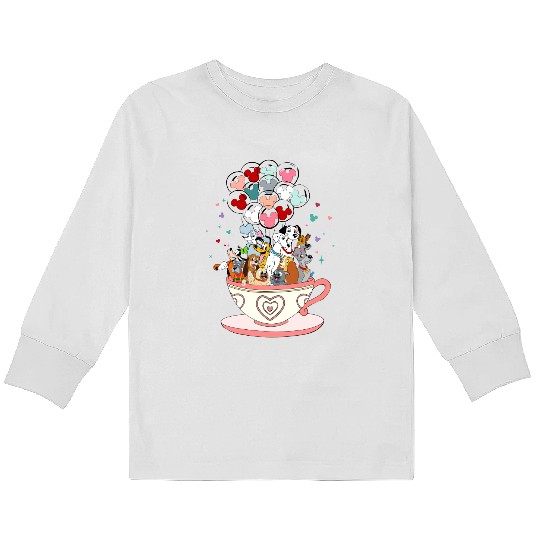 Disney Dog Tank, Disney Balloon Tank, Disney Trip Tanktop Kids Long Sleeve T Shirts
