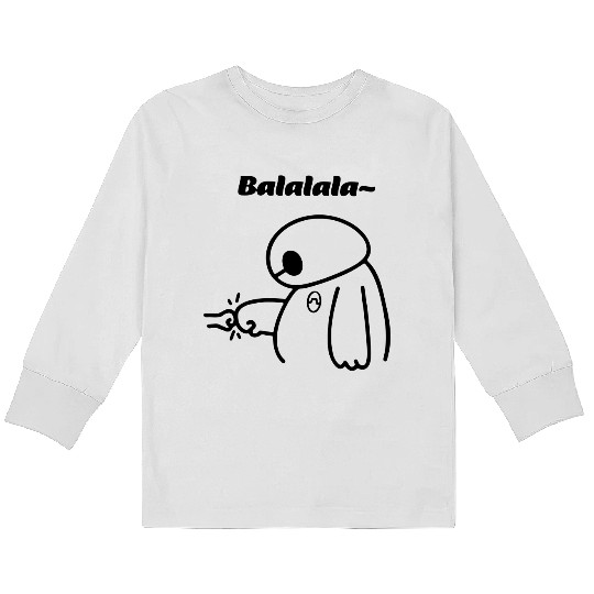 Balalala Disney Baymax Kids Long Sleeve T-Shirts Kids Long Sleeve T-Shirts, Baymax