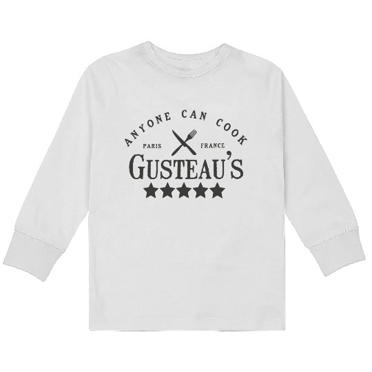 Anyone Can Cook / Gusteaus / Ratatouille / Disney Inspired Kids Long Sleeve T Shirts