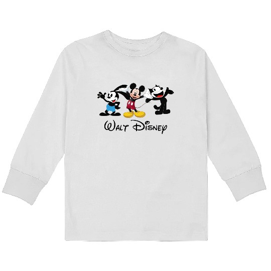 Julius the Cat Oswald the Lucky Rabbit Mickey Mouse Kids Long Sleeve T Shirts, Disney Trip Kids Long Sleeve T Shirts