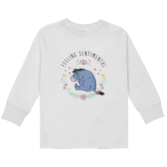 Disney Winnie The Pooh Eeyore Feeling Kids Long Sleeve T Shirts