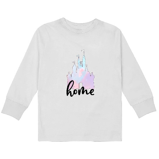 Discover Home Disney Castle Kids Long Sleeve T Shirts