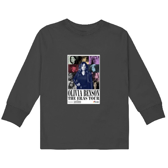 Olivia Benson Eras Tour Kids Long Sleeve T-Shirts