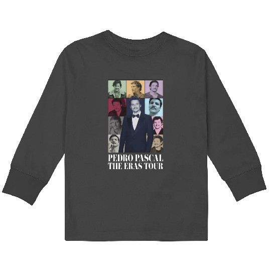 Discover Pedro Pascal The Eras Tour Kids Long Sleeve T-Shirts