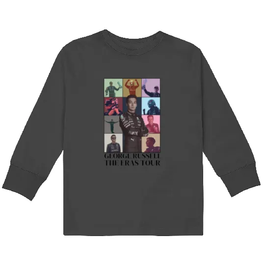 Discover George Russell The Eras Tour Jersey Kids Long Sleeve T-Shirts