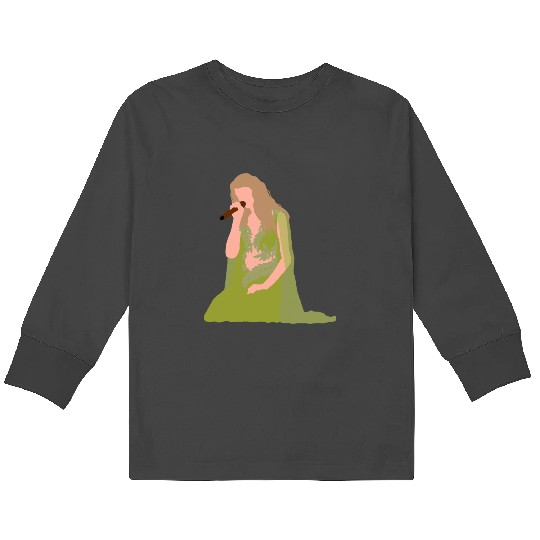 Discover Eras Tour green dress folklore evermore Kids Long Sleeve T-Shirts