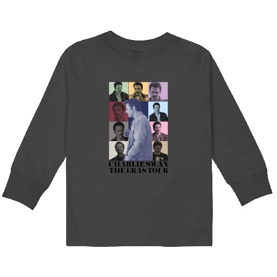 Discover Charlie Swan Eras Tour Kids Long Sleeve T-Shirts