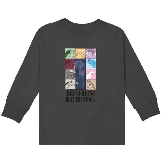 BREY-ERAS TOUR Kids Long Sleeve T-Shirts