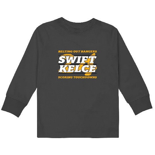 taylorr Swift and Travis Kelce - Kelce Swift 2024 Kids Long Sleeve T-Shirts
