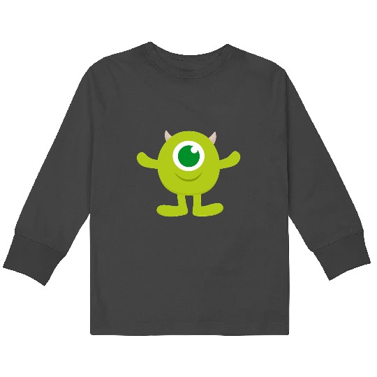 Disney-Parks Monsters Inc Mike Wazowski Kids Long Sleeve T-Shirts