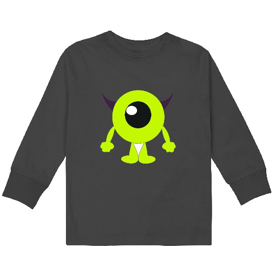 Disney-Parks Monsters Inc Mike Wazowski Kids Long Sleeve T-Shirts