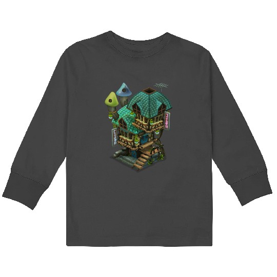 Disney-Parks Monsters Inc Mike Wazowski Kids Long Sleeve T-Shirts