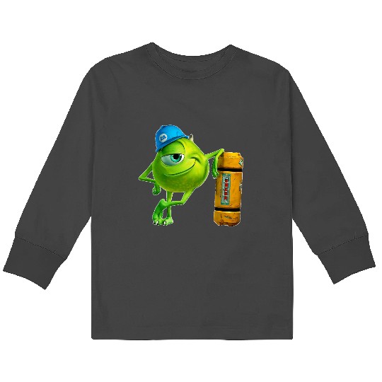 Disney-Parks Monsters Inc Mike Wazowski Kids Long Sleeve T-Shirts