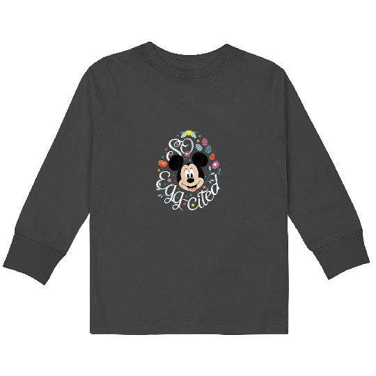 Disney Mickey And Friends Happy Easter So Egg Ci Kids Long Sleeve T-Shirts