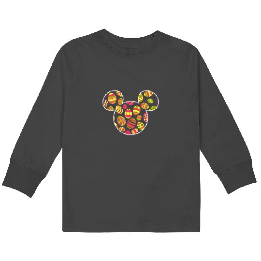 Disney Mickey And Friends Mickey Mouse Easter Eg Kids Long Sleeve T-Shirts
