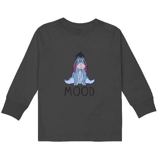 Disney Pooh Mood Eeyore Kids Long Sleeve T-Shirts