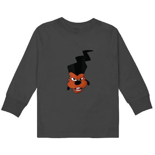 Disney Goofy Movie Powerline Floating Head Kids Long Sleeve T-Shirts