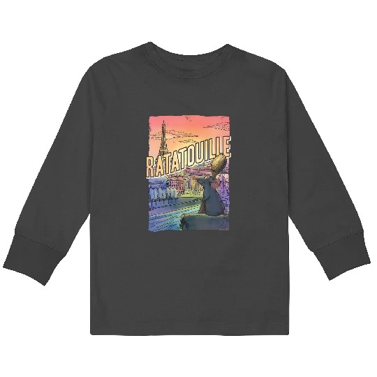 Disney  Ratatouille Remi Mouse Little Chef Retro , Disneyland Vacation Unisex  Family Birthday Gift Adult Kid Toddler Tee Kids Long Sleeve T-Shirts