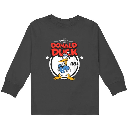 Disney Donald Duck 90th Anniversary Since 1934 Retro Vintage gifts  Kids Long Sleeve T-Shirts